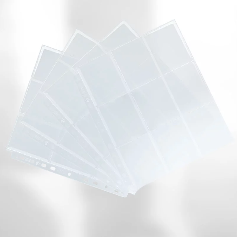 Gamegenic Ultrasonic Toploading 9-Pocket Pages - Clear [10ct]