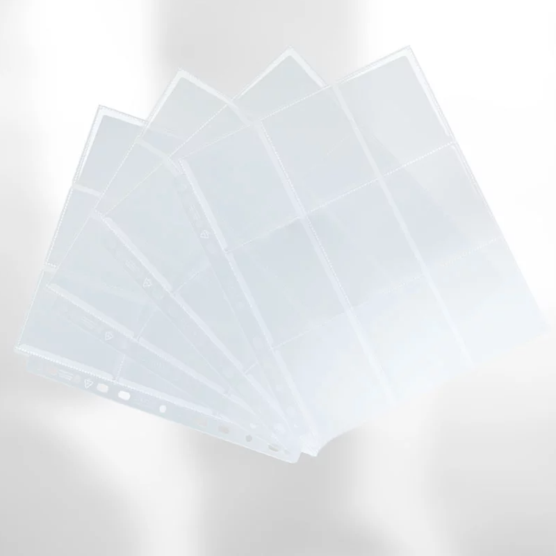 Gamegenic Ultrasonic Toploading 9-Pocket Pages - Clear [50ct]
