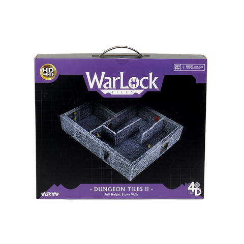 WarLock Tiles: Dungeon Tiles II - Full Height Stone Walls
