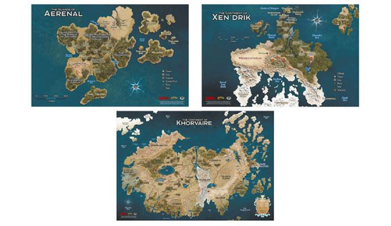 D&D Eberron: Rising From the Last War - World Map Set