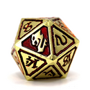 Die Hard Dice Metal Dire d20 - Kings of Gilded Ruin [Oversized]