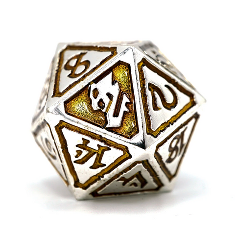 Die Hard Dice Metal Dire d20 - Usurpers of Gilded Ruin [Oversized]