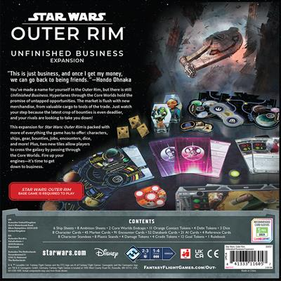 Star Wars: Outer Rim - Unfinished Business [Expansion]