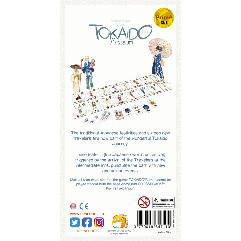 Tokaido: Matsuri (5th Edition) [Board Game Expansion]