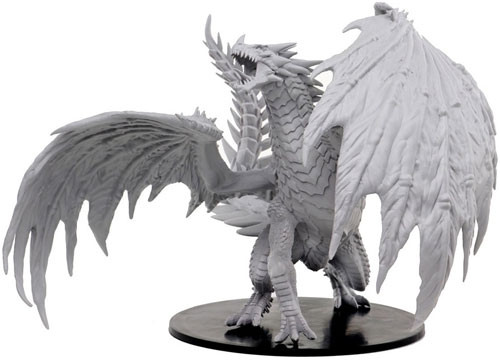 Pathfinder Battles Deep Cuts Miniatures: Gargantuan Red Dragon [Unpainted]