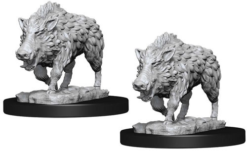 WizKids Deep Cuts Miniatures: W07 Wild Boar [Unpainted]