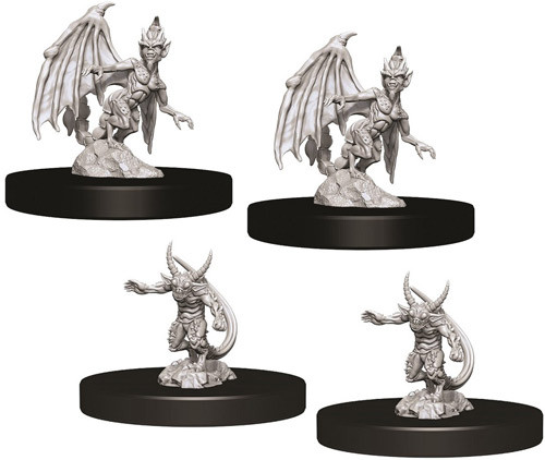 D&D Nolzur's Marvelous Miniatures: W09 Quasit & Imp [Unpainted]