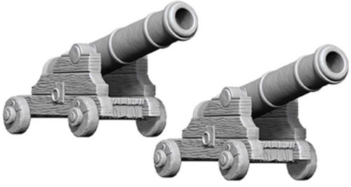 WizKids Deep Cuts Miniatures: W09 Cannons [Unpainted]