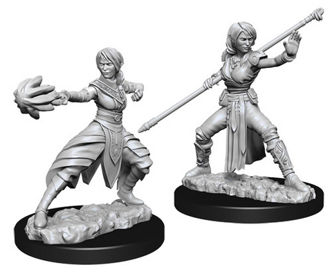 D&D Nolzur's Marvelous Miniatures: W10 Half-Elf Monk [Unpainted]