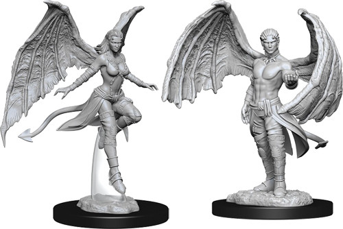 D&D Nolzur's Marvelous Miniatures: W10 Succubus & Incubus [Unpainted]