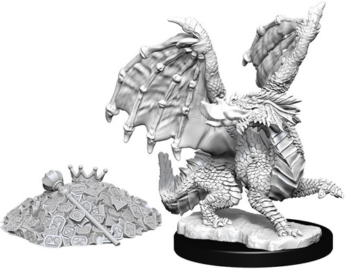 D&D Nolzur's Marvelous Miniatures: W10 Red Dragon Wyrmling [Unpainted]