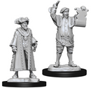 WizKids Deep Cuts Miniatures: W10 Mayor & Town Crier [Unpainted]