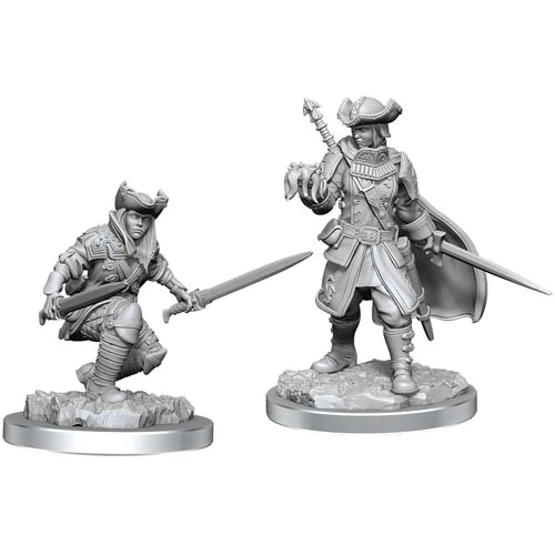 Magic: The Gathering Miniatures - W04 Thraben Inpector & Tireless Tracker [Unpainted]