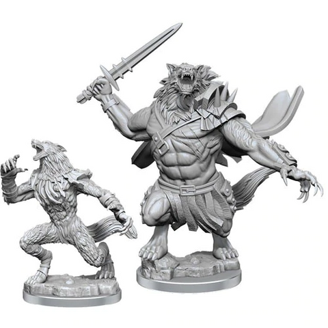 Magic: The Gathering Miniatures - W04 Arlinn Kord & Tovolar [Unpainted]