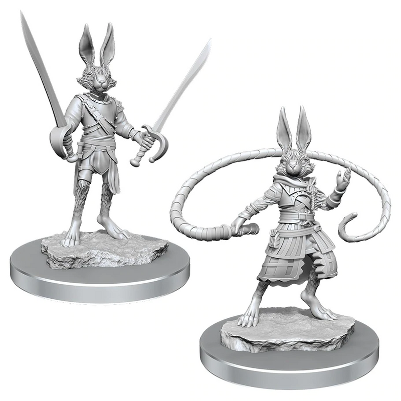 D&D Nolzur's Marvelous Miniatures: W17 Harengon Rogues [Unpainted]