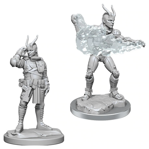 Starfinder Deep Cuts Miniatures: W17 Lashunta Technomancer Male [Unpainted]