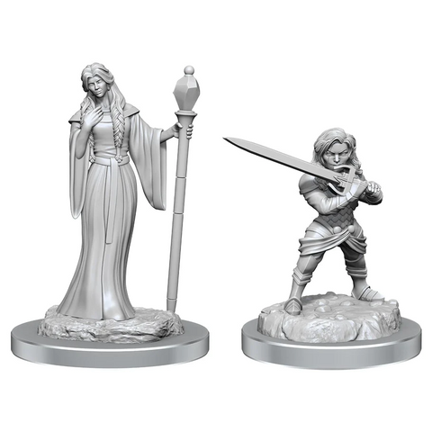 Critical Role Miniatures: W03 Human Wizard & Halfling Holy Warrior [Unpainted]