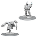 Magic: The Gathering Miniatures - W06 Freelance Muscle & Rhox Pummeler [Unpainted]