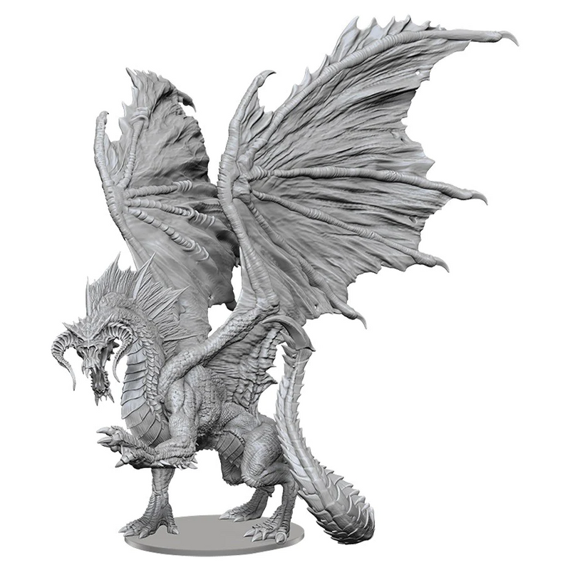 D&D Nolzur's Marvelous Miniatures: Adult Black Dragon [Unpainted]